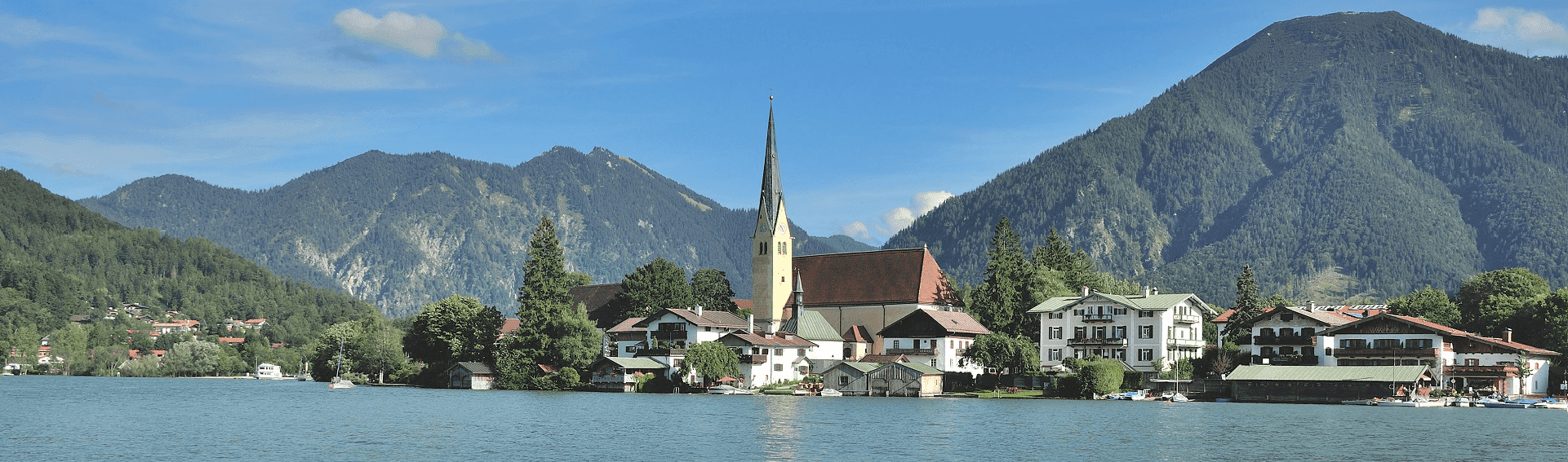 Panorama vom Tegernsee.